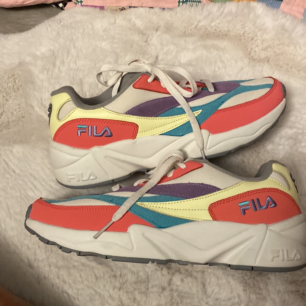 Retro Multicolored Fila Sneakers